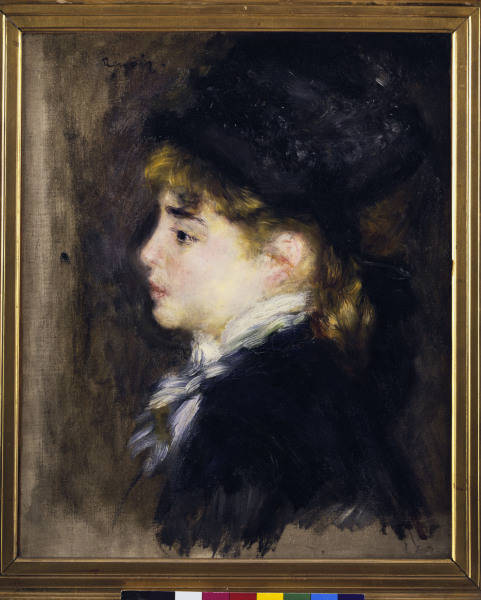 A.Renoir / Portrait, dit de Margot a Pierre-Auguste Renoir