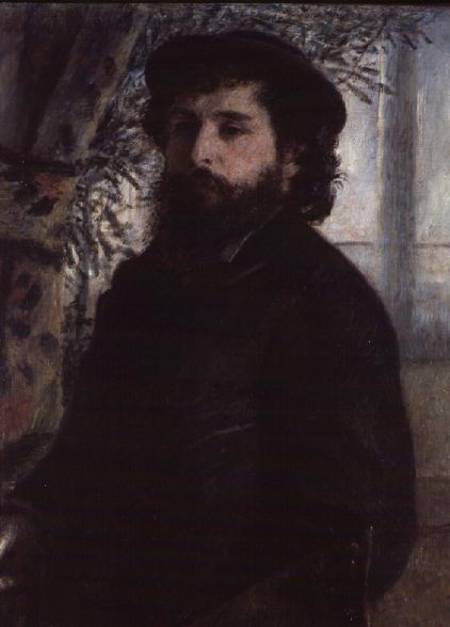 Portrait of Claude Monet (1840-1926) a Pierre-Auguste Renoir