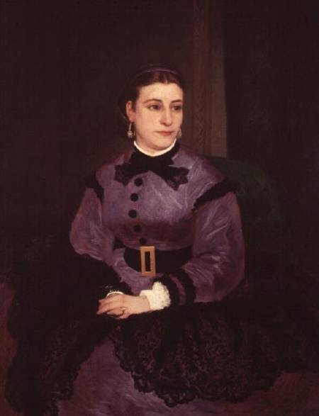 Portrait of Mademoiselle Sicot a Pierre-Auguste Renoir