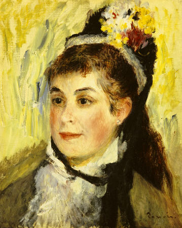 Portrait De Madame Edmond Renoir a Pierre-Auguste Renoir
