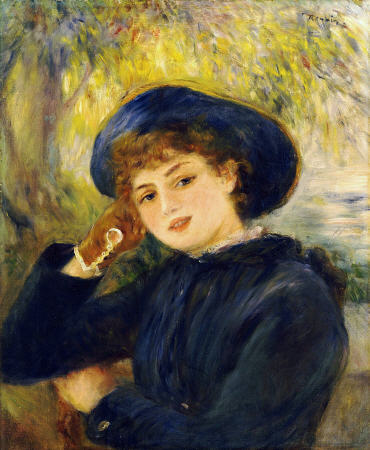 Portrait Of Madamoiselle Demarsy a Pierre-Auguste Renoir