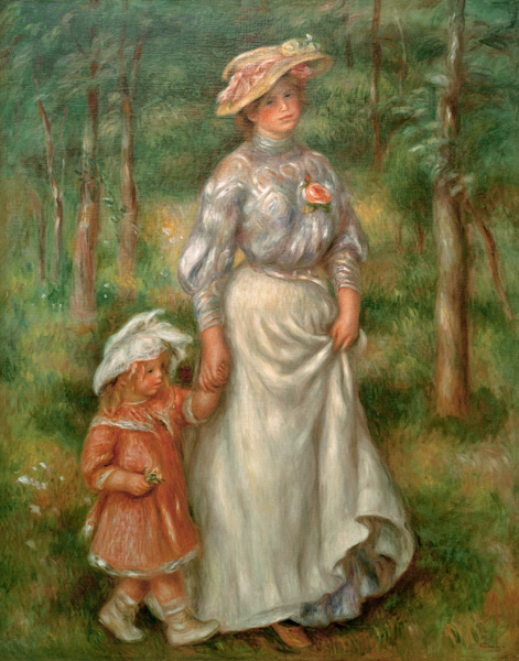 Renoir / La promenade / c.1906 a Pierre-Auguste Renoir