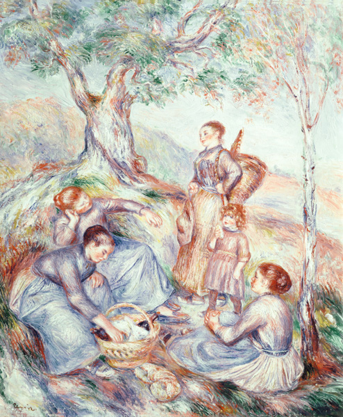 Trace at reaping work. a Pierre-Auguste Renoir