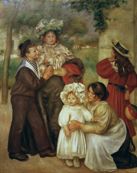 Renoir / La famille d artiste / 1896 a Pierre-Auguste Renoir