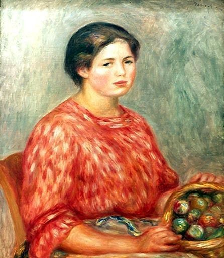Renoir / La fruitiere / 1900 a Pierre-Auguste Renoir