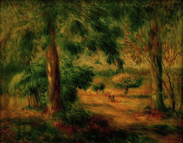Renoir / Paysage du Midi / 1895 a Pierre-Auguste Renoir