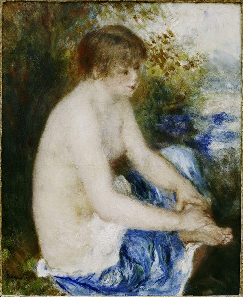 Renoir / Small blue nude / 1878/79 a Pierre-Auguste Renoir