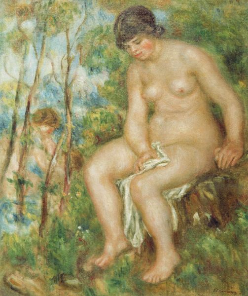 Renoir / The Bather / c.1915 a Pierre-Auguste Renoir