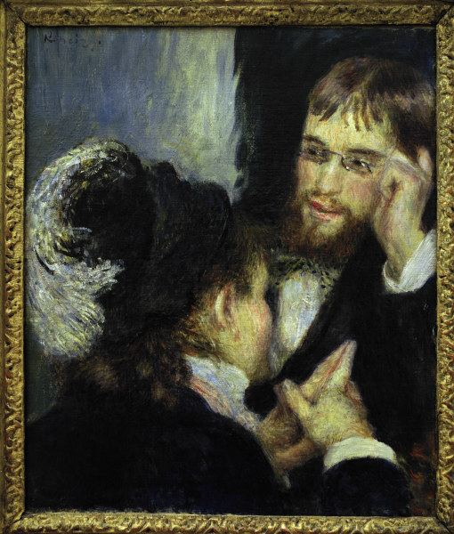 Renoir / The conversation / c.1878 a Pierre-Auguste Renoir