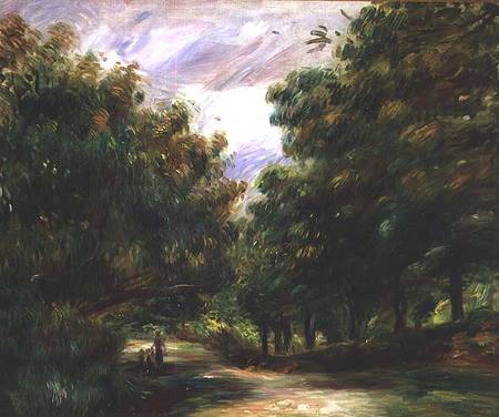 La strada viino a Cagnes a Pierre-Auguste Renoir
