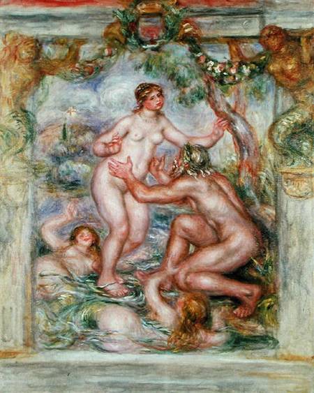 The Saone flowing into the Arms of the Rhone a Pierre-Auguste Renoir