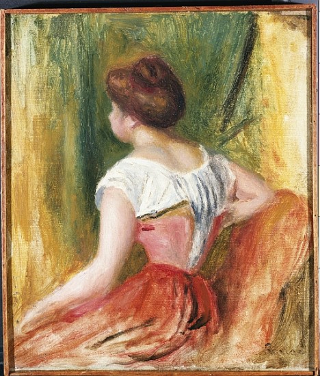 Seated Young Woman a Pierre-Auguste Renoir