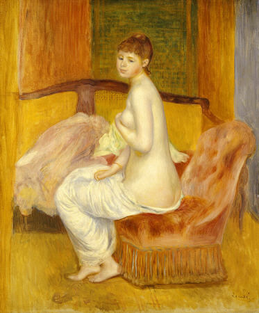 Seated Nude, Resting a Pierre-Auguste Renoir