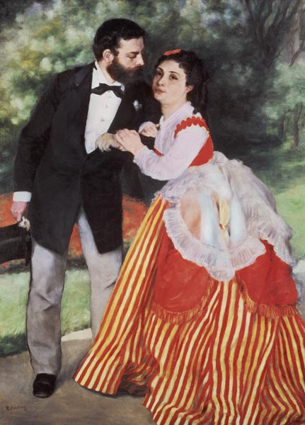 A. Renoir / The Sisley Family / 1868 a Pierre-Auguste Renoir