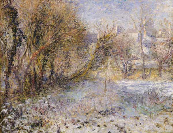 Snowy Landscape a Pierre-Auguste Renoir
