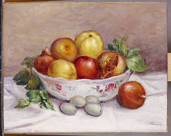 Still Life with a Pomegranate a Pierre-Auguste Renoir