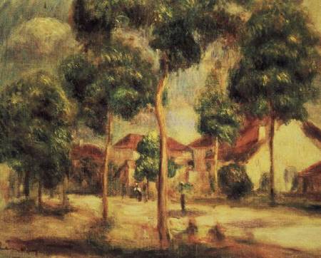 The Sunny Road a Pierre-Auguste Renoir
