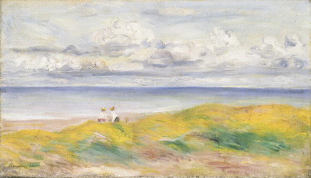 Sur La Falaise a Pierre-Auguste Renoir