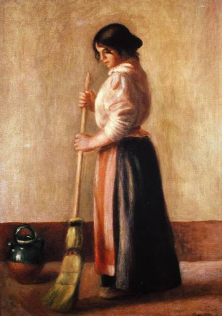 The Sweeper a Pierre-Auguste Renoir