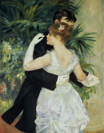 A.Renoir / City dance / 1883 / Detail a Pierre-Auguste Renoir