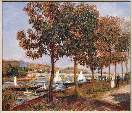 The Bridge at Argenteuil a Pierre-Auguste Renoir