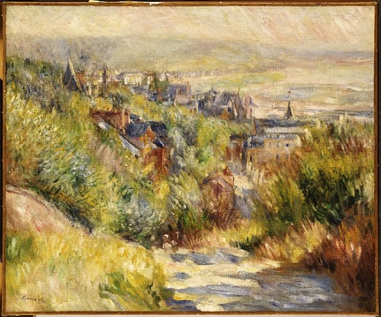 The Heights of Trouville a Pierre-Auguste Renoir