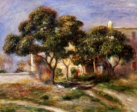 The Medlar Trees a Pierre-Auguste Renoir