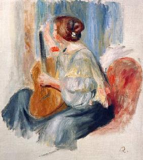 Woman with guitar