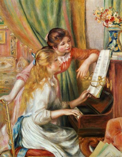 Due ragazze al piano