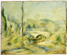 Landscape with bridge