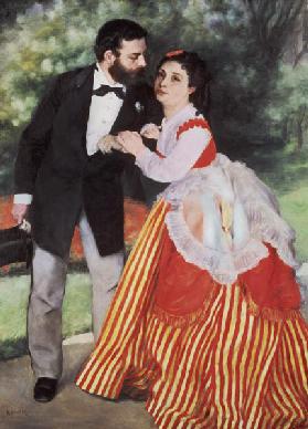 A. Renoir / The Sisley Family / 1868