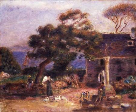 Treboul, Brittany a Pierre-Auguste Renoir