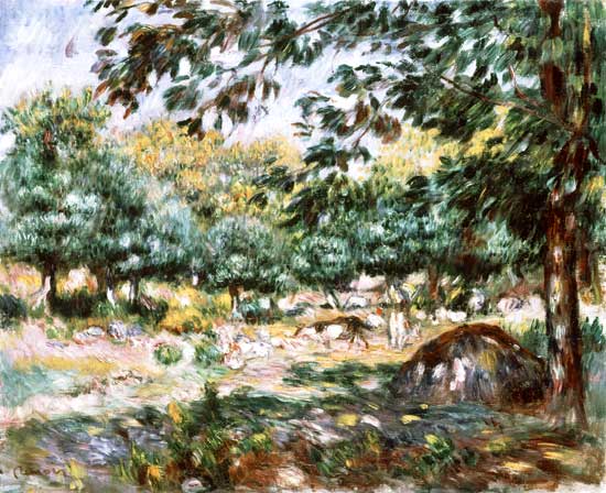 Treboul near Douarnenez a Pierre-Auguste Renoir