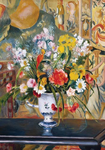Flowers in a Vase a Pierre-Auguste Renoir