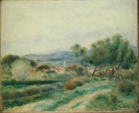 View of La Seyne, Provence a Pierre-Auguste Renoir