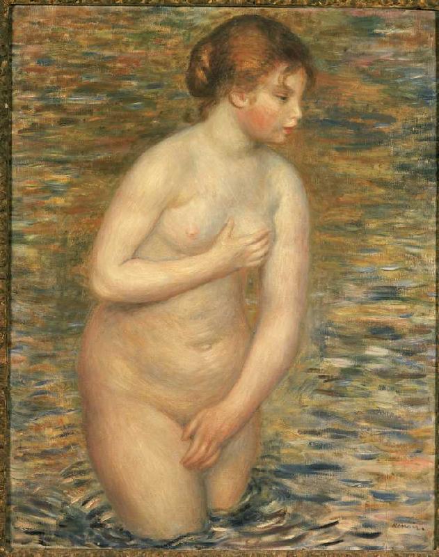Female act in the water a Pierre-Auguste Renoir
