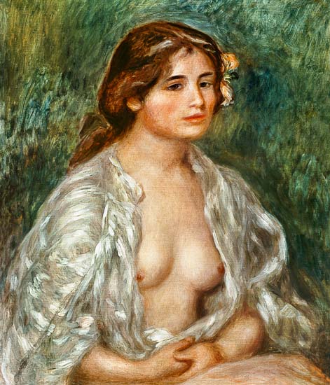 Woman Semi-Nude a Pierre-Auguste Renoir