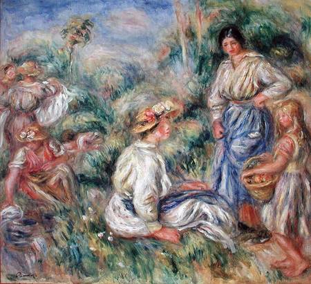 Donna in un paesaggio a Pierre-Auguste Renoir