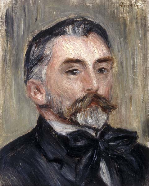 Portrait of Stephane Mallarme (1842-98) a Pierre-Auguste Renoir