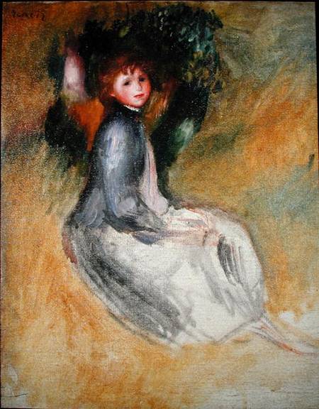 Young girl a Pierre-Auguste Renoir