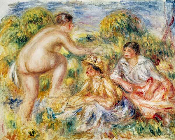Giovanne ragazze in campagna a Pierre-Auguste Renoir