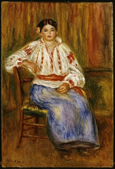 Young Romanian a Pierre-Auguste Renoir