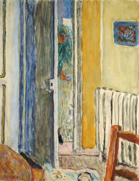 A Woman entering the Living Room a Pierre Bonnard