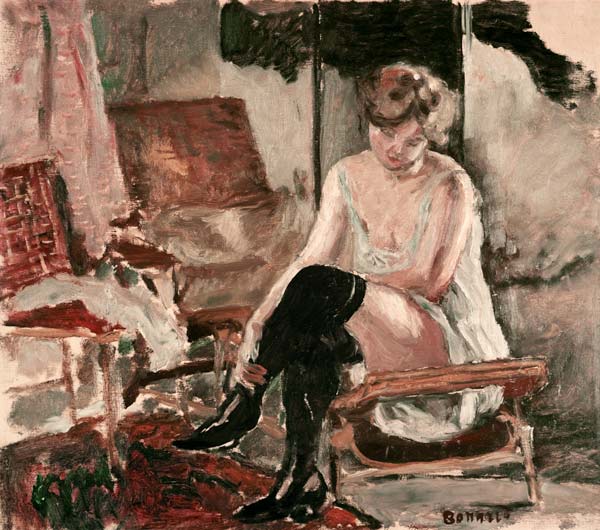 Etude de jeune femme sur sa chaiselongue a Pierre Bonnard