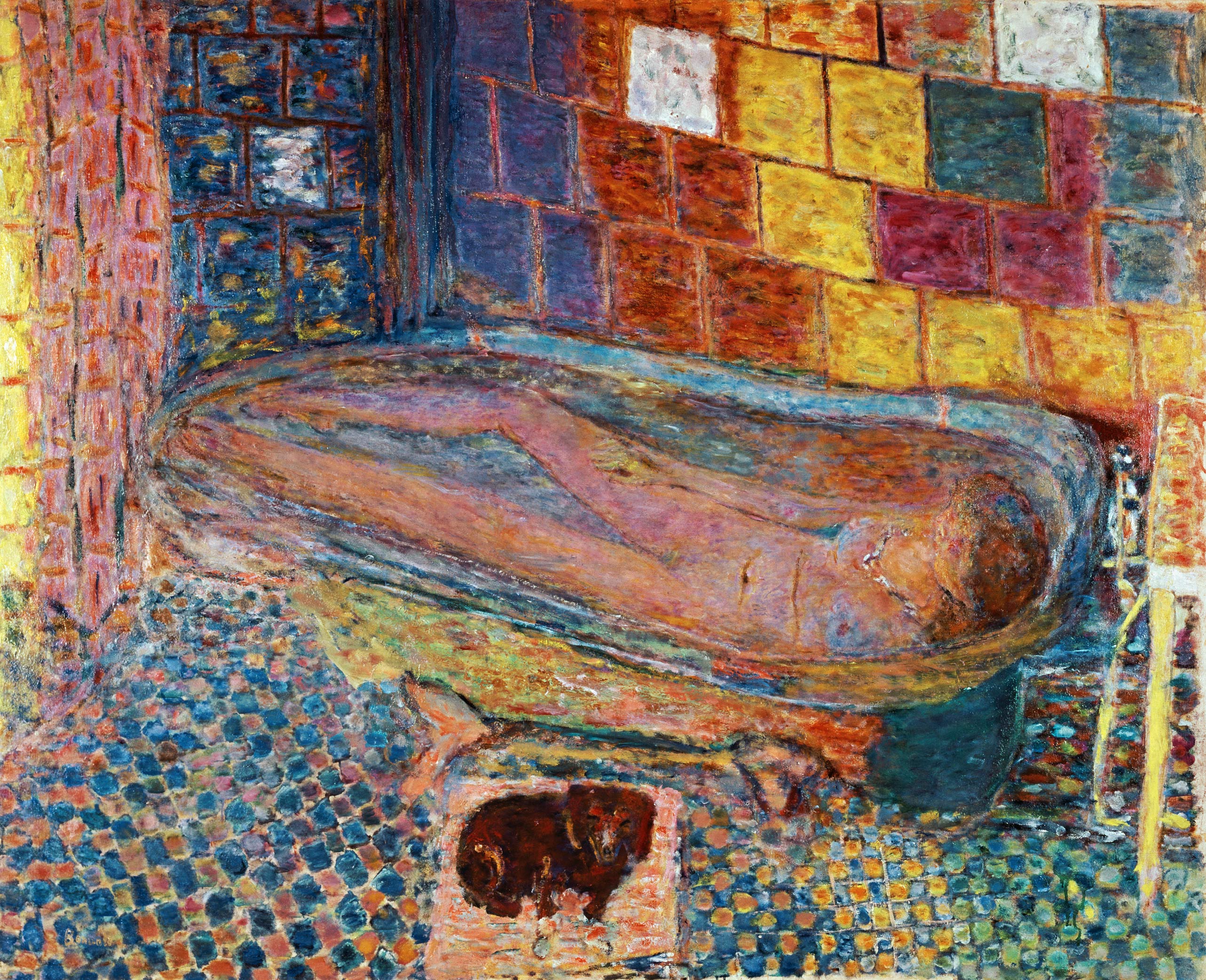 In the bathtub a Pierre Bonnard