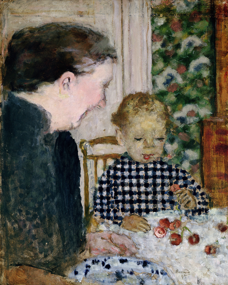 Child Eating Cherries a Pierre Bonnard