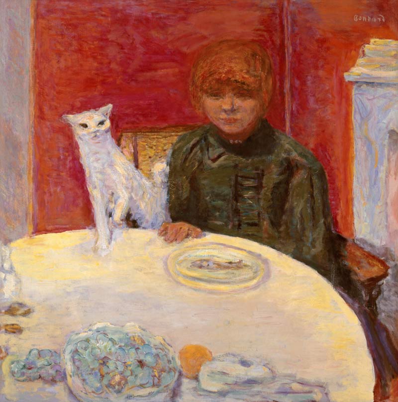 La Femme au chat or le chat exigeant a Pierre Bonnard