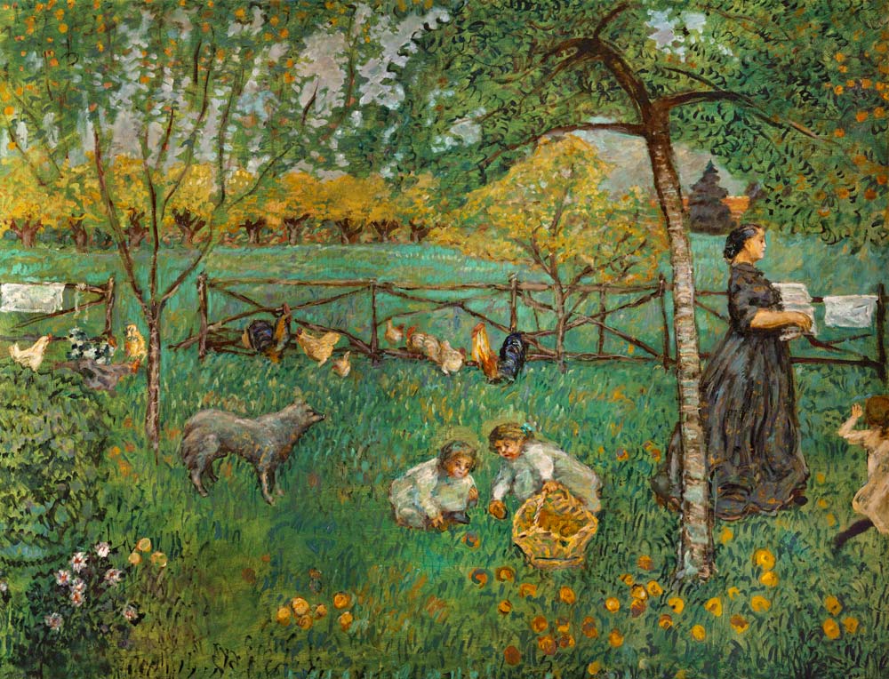 Le grand jardin au Clos a Pierre Bonnard