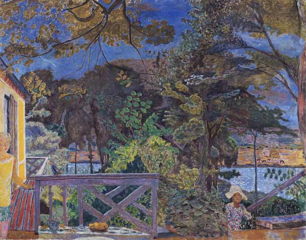 The Terrace at Vernon a Pierre Bonnard