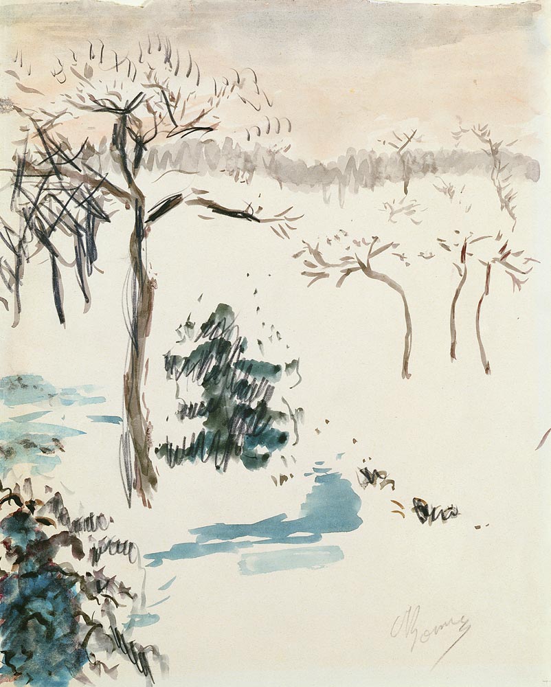 Winter Landscape a Pierre Bonnard